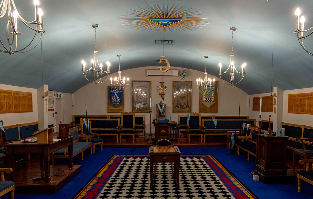 View of Temple at Christchurch Masonic Centre